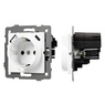 Механизм розетки с быстрой USB зарядкой SCT-MUAC-PL-WH-V (250V, 16A) (Arlight, -)
