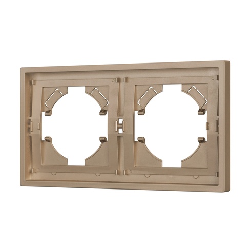 Рамка пластиковая FRM-TENDO-PL-2-GD (Arlight, -)