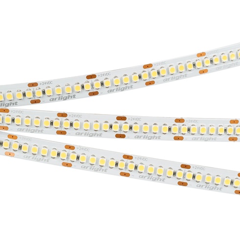 Лента светодиодная RT 6-3528-240 24V Warm2700 4х (1200 LED) (Arlight, 19.2 Вт/м, IP20)