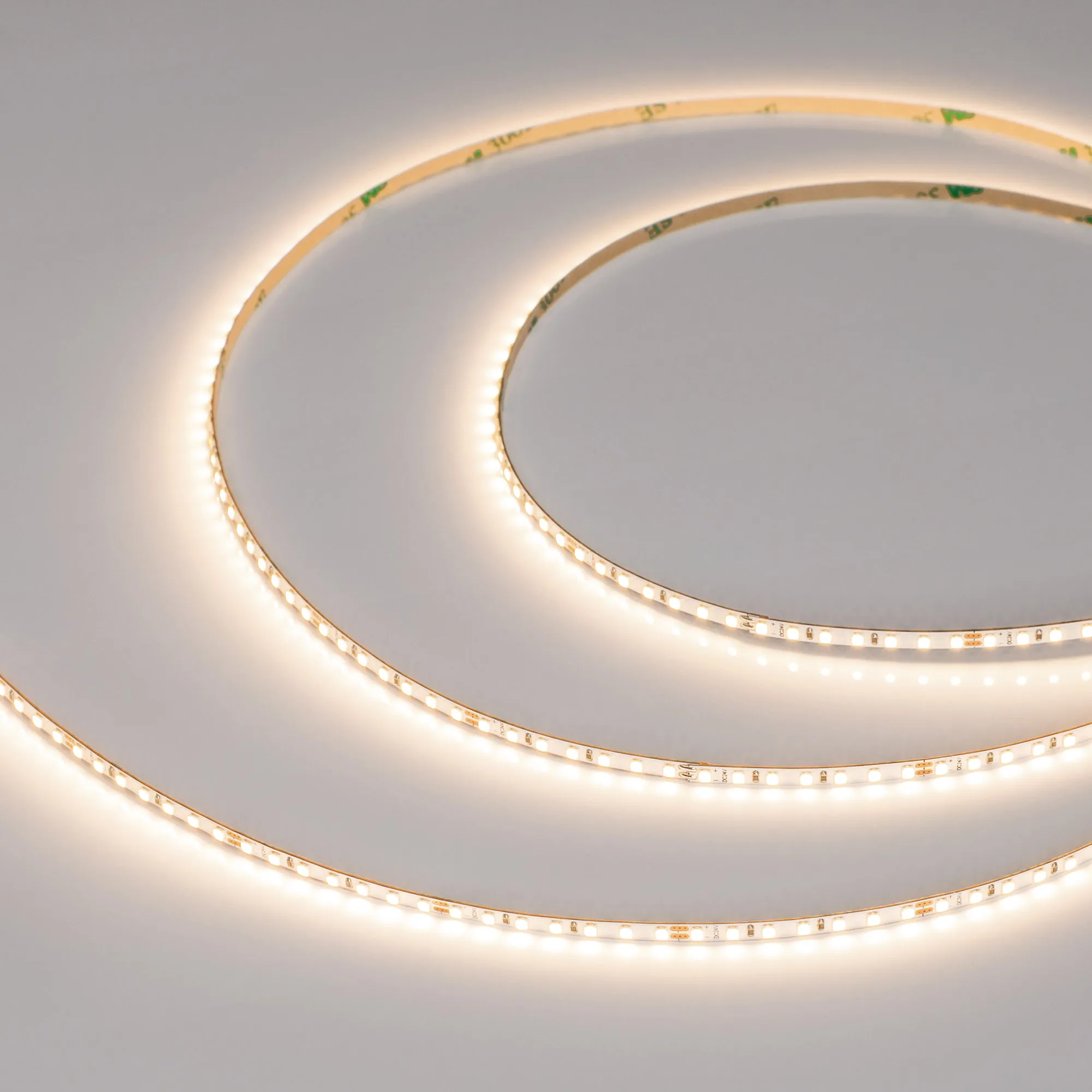 Лента светодиодная MICROLED-M182-3.5mm 24V Warm3000 (7 W/m, IP20, 2216, 5m) (Arlight, узкая)