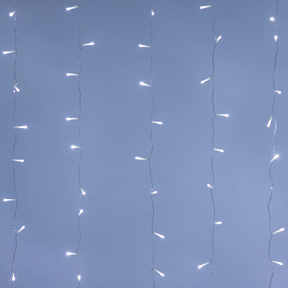 Светодиодная гирлянда ARD-CURTAIN-HOME-1500x1500-CLEAR-144LED White (230V, 6W) (Ardecoled, IP20) - изображение товара