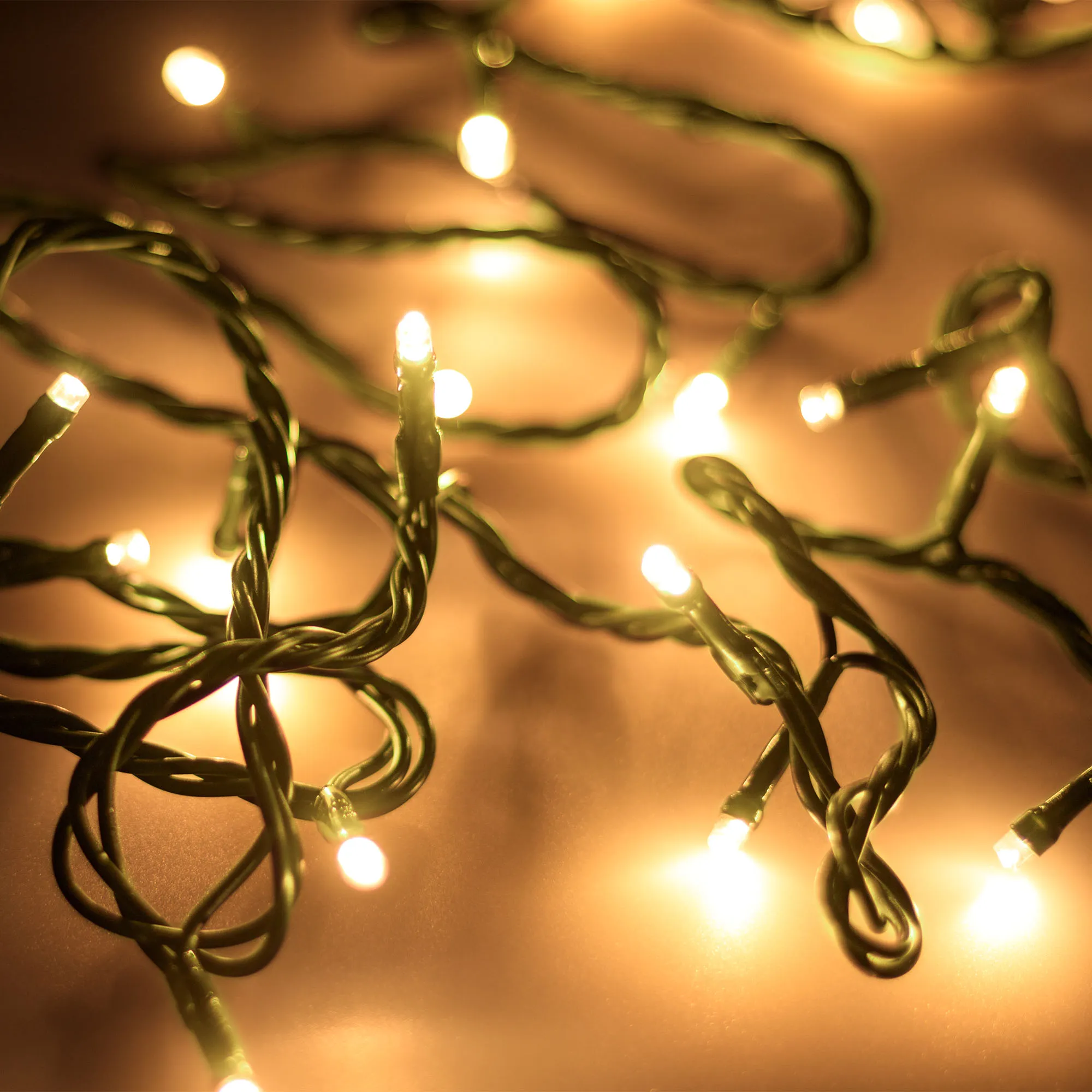 Светодиодная гирлянда ARD-STRING-HOME-5000-GREEN-50LED-FLASH WARM (230V, 3.5W) (Ardecoled, IP20) - изображение товара