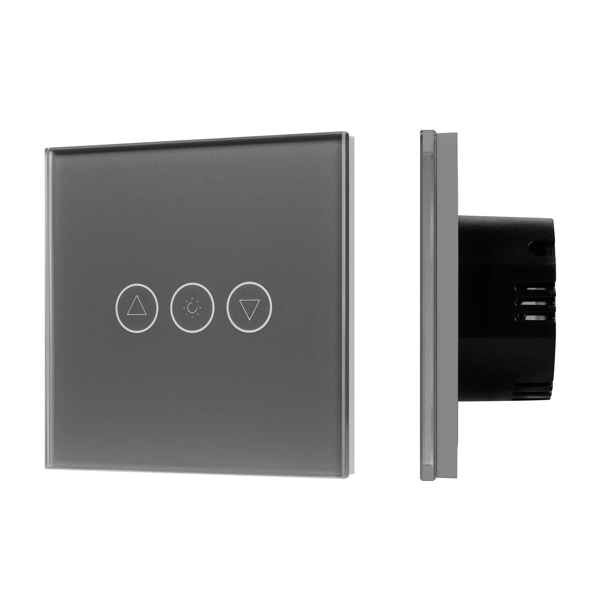 Светорегулятор сенсорный с Zigbee управлением SWT-OMALI-SD3-ZB-GR (250V, 500W) (Arlight, Стекло)