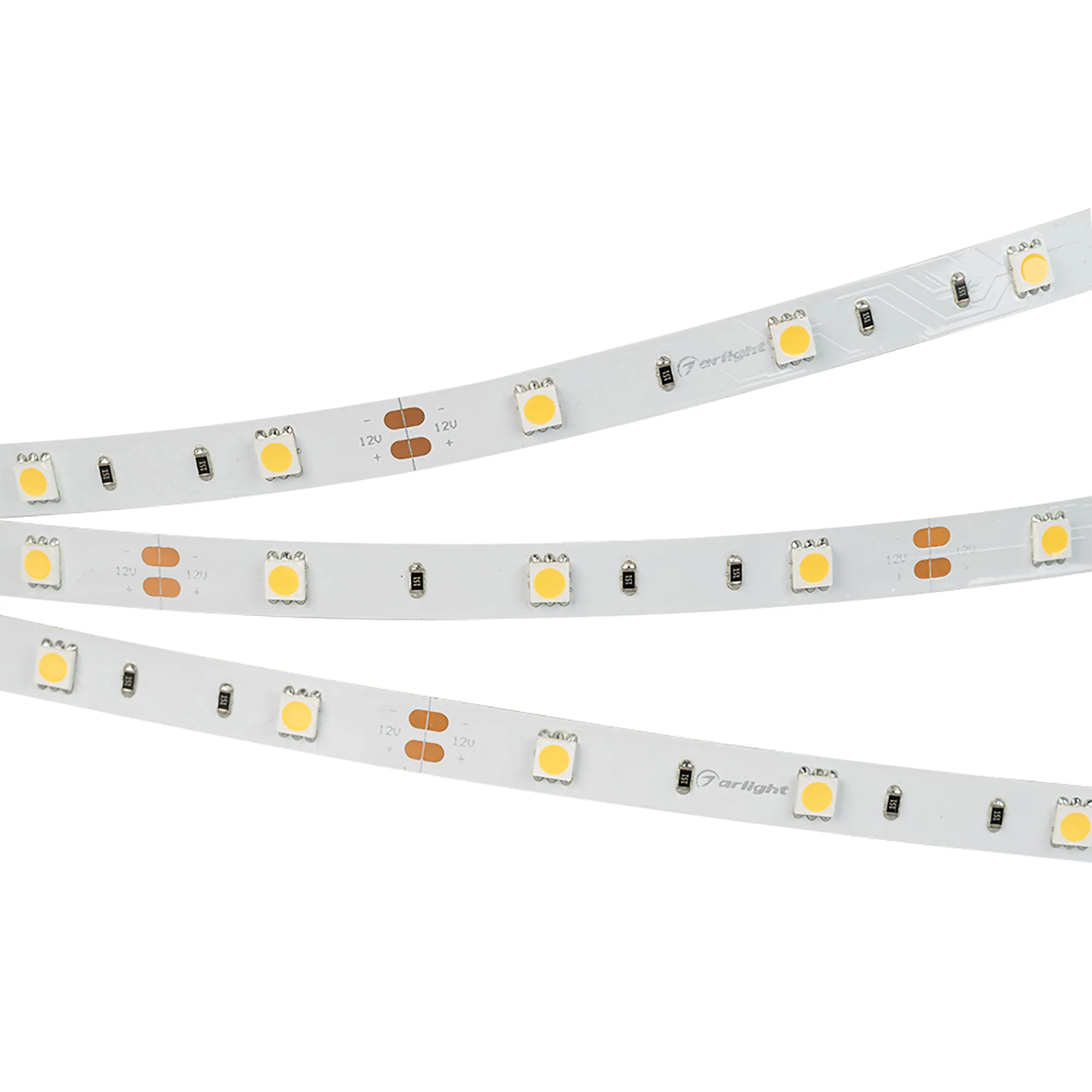 Лента светодиодная RT 2-5000 12V Day4000 (5060, 150 LED, LUX) (Arlight, 7.2 Вт/м, IP20) - изображение товара