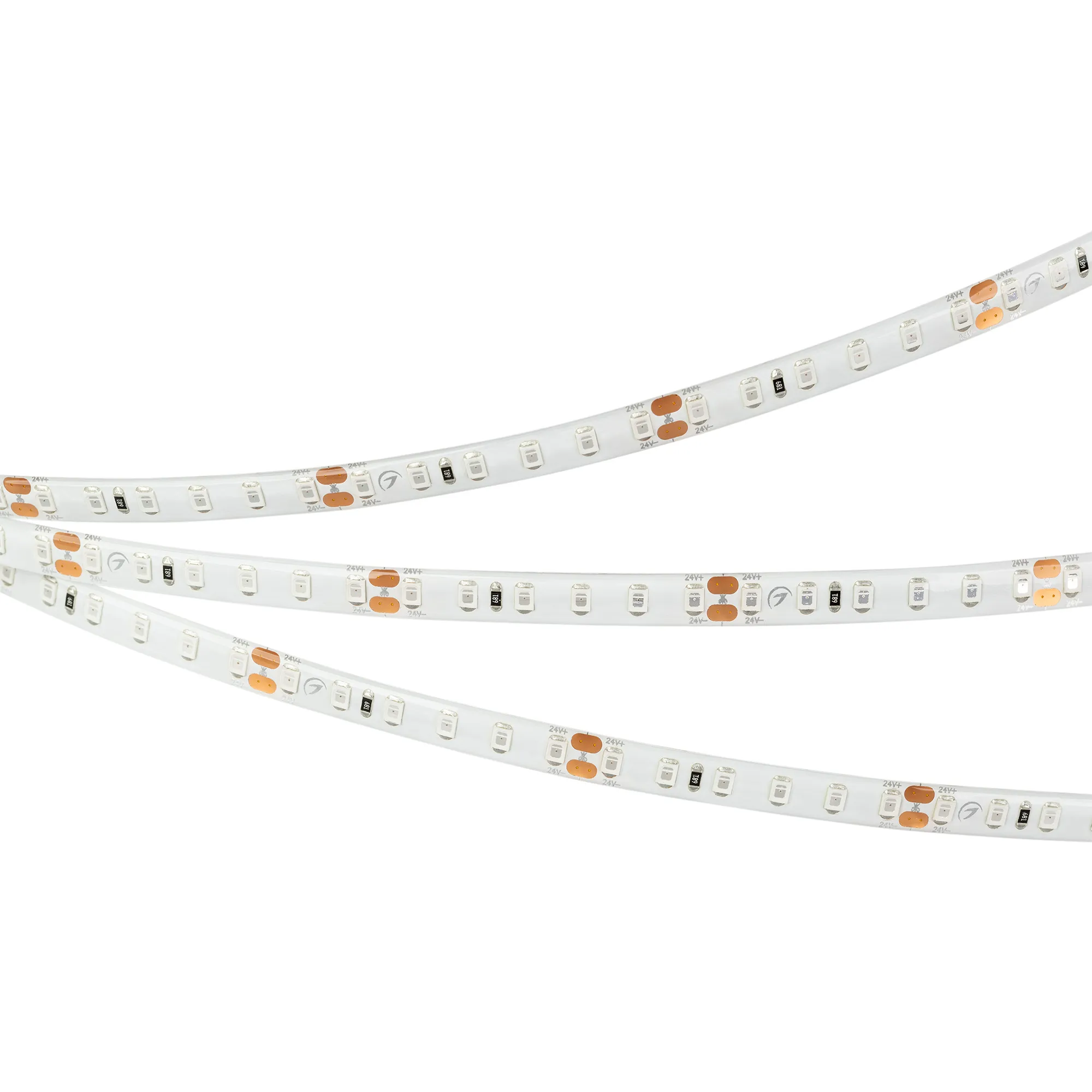 Лента светодиодная герметичная RTW-SE-A120-8mm 24V Yellow (9.6 W/m, IP65, 2835, 5m) (Arlight, 9.6 Вт/м, IP65)