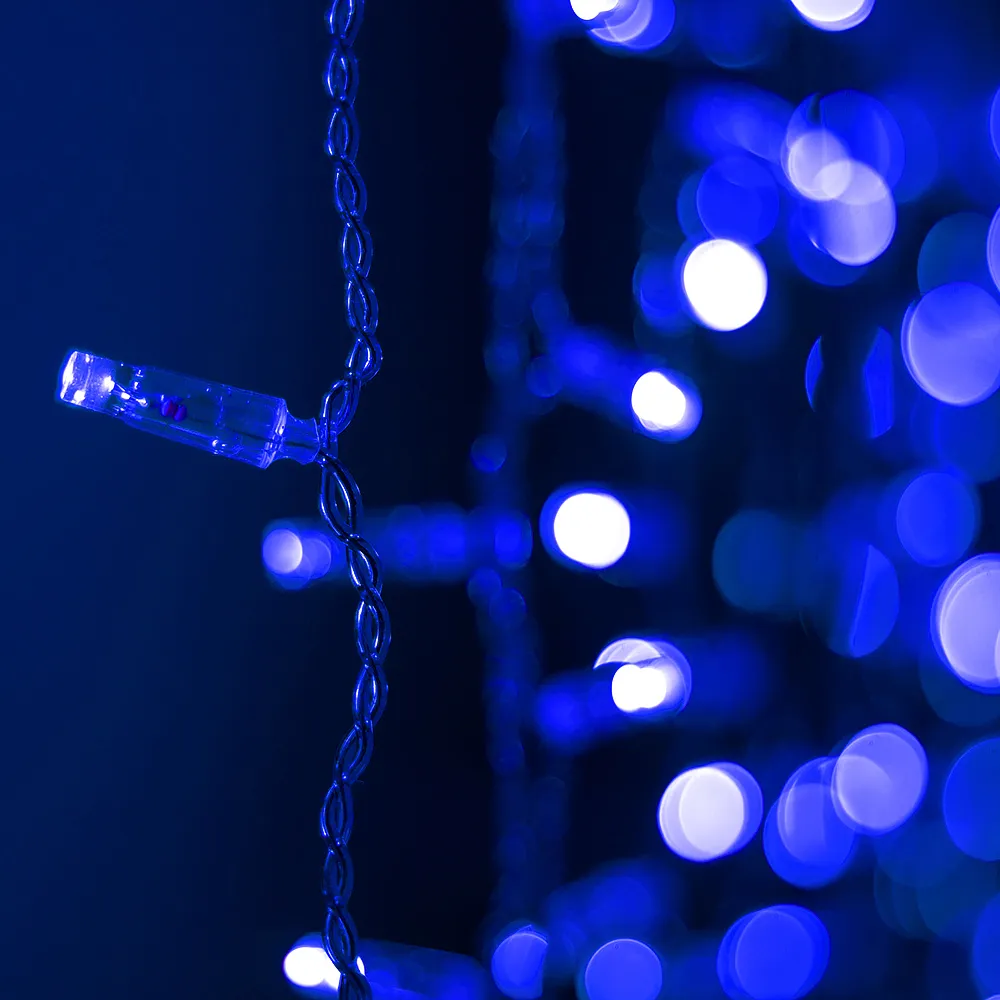 Светодиодная гирлянда ARD-CURTAIN-CLASSIC-2000x1500-CLEAR-360LED Blue (230V, 60W) (Ardecoled, IP65) - изображение товара