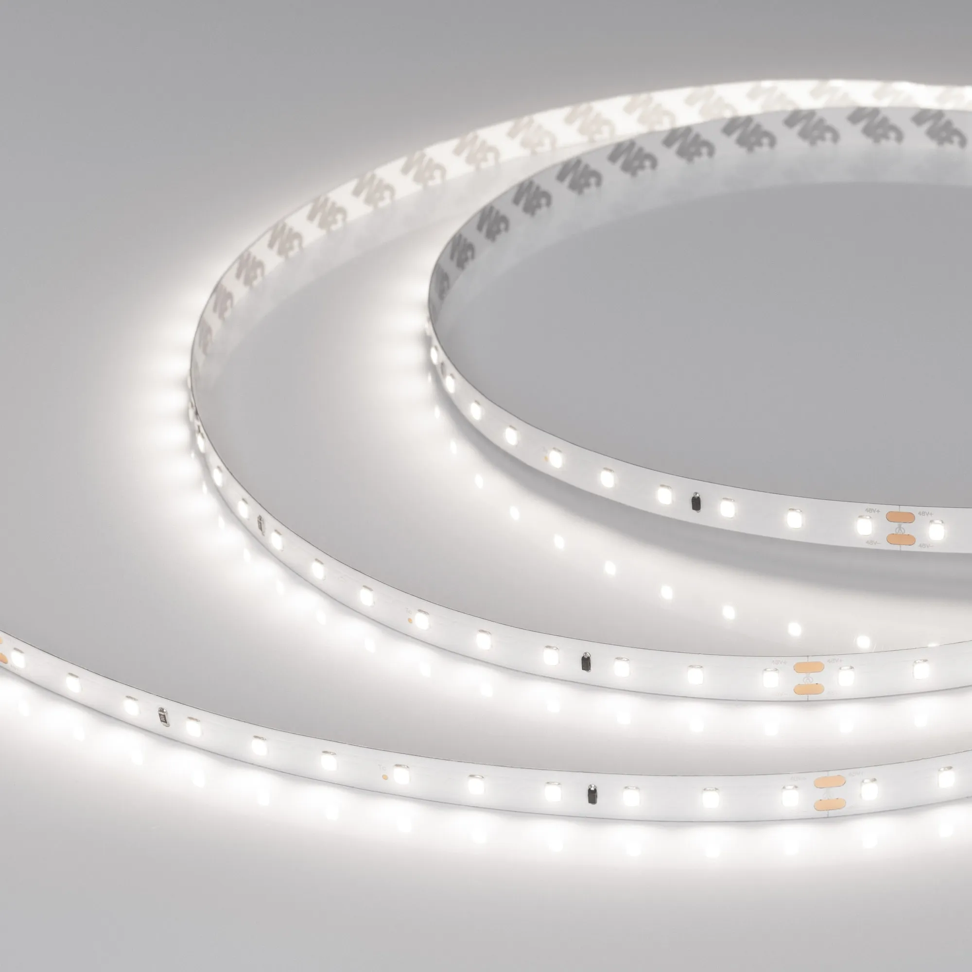Лента светодиодная IC-A72-10mm 48V White6000 (3.8 W/m, IP20, 2835, 60m) (Arlight, стабилизированная)