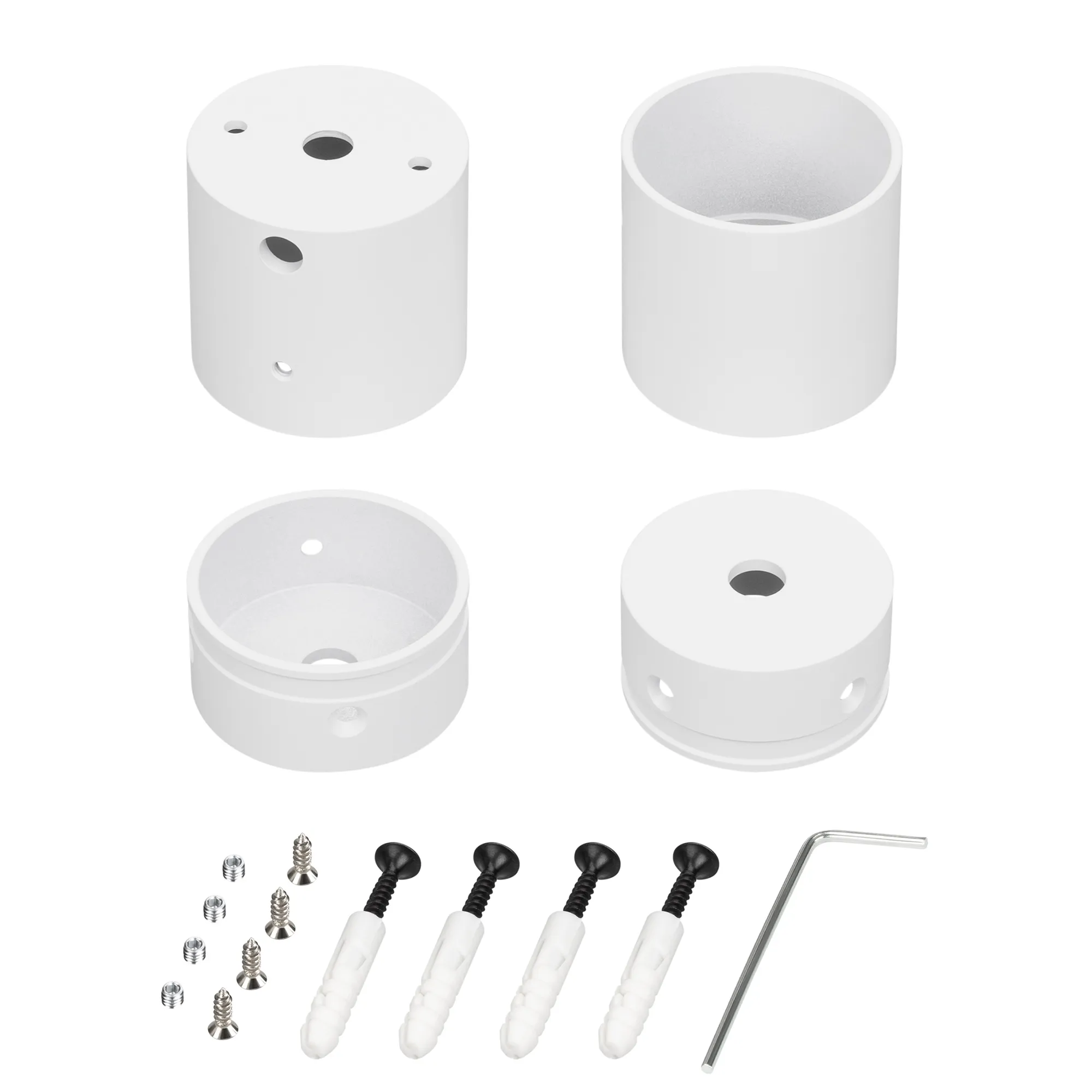 Крепление MOONLIGHT-VT-CEILING-DL-D40-WHITE (Arlight, Алюминий)