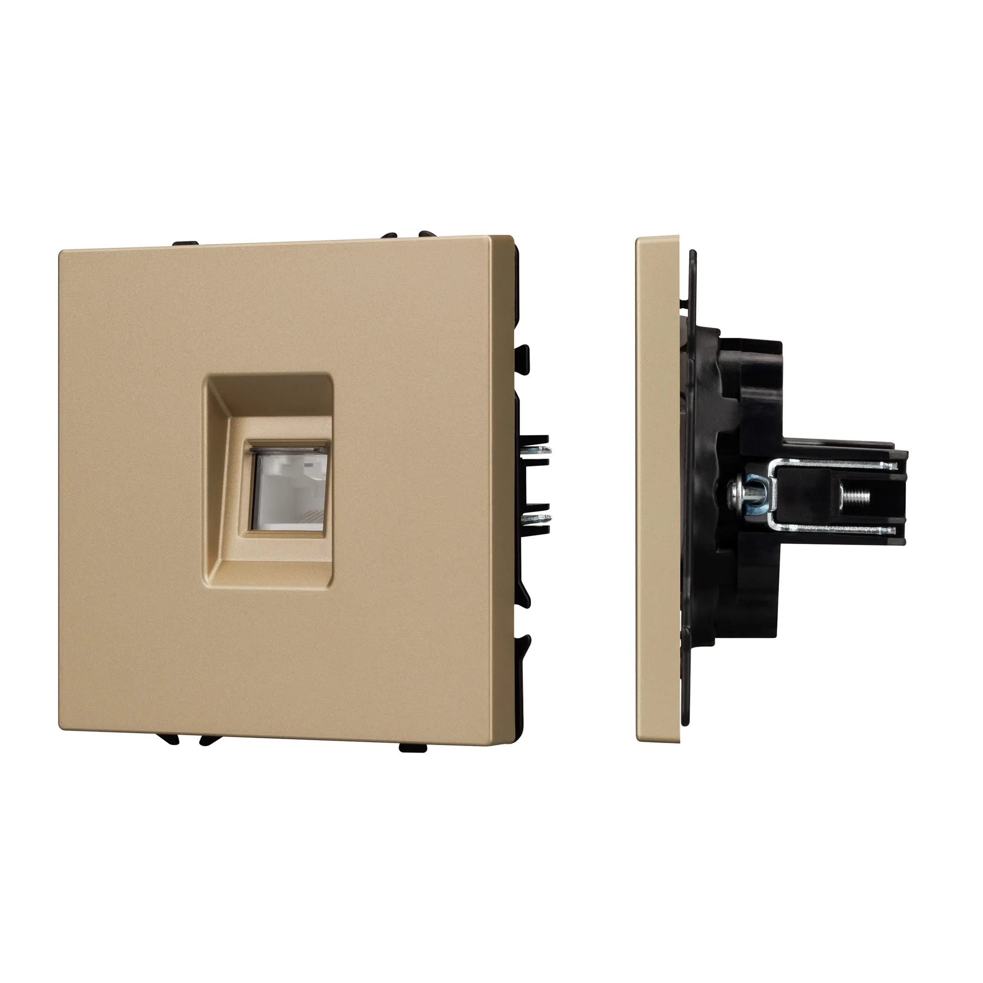 Механизм компьютерной розетки SCT-NOBE-MPC1-SFPL-GD (RJ-45, CAT6) (Arlight, -)