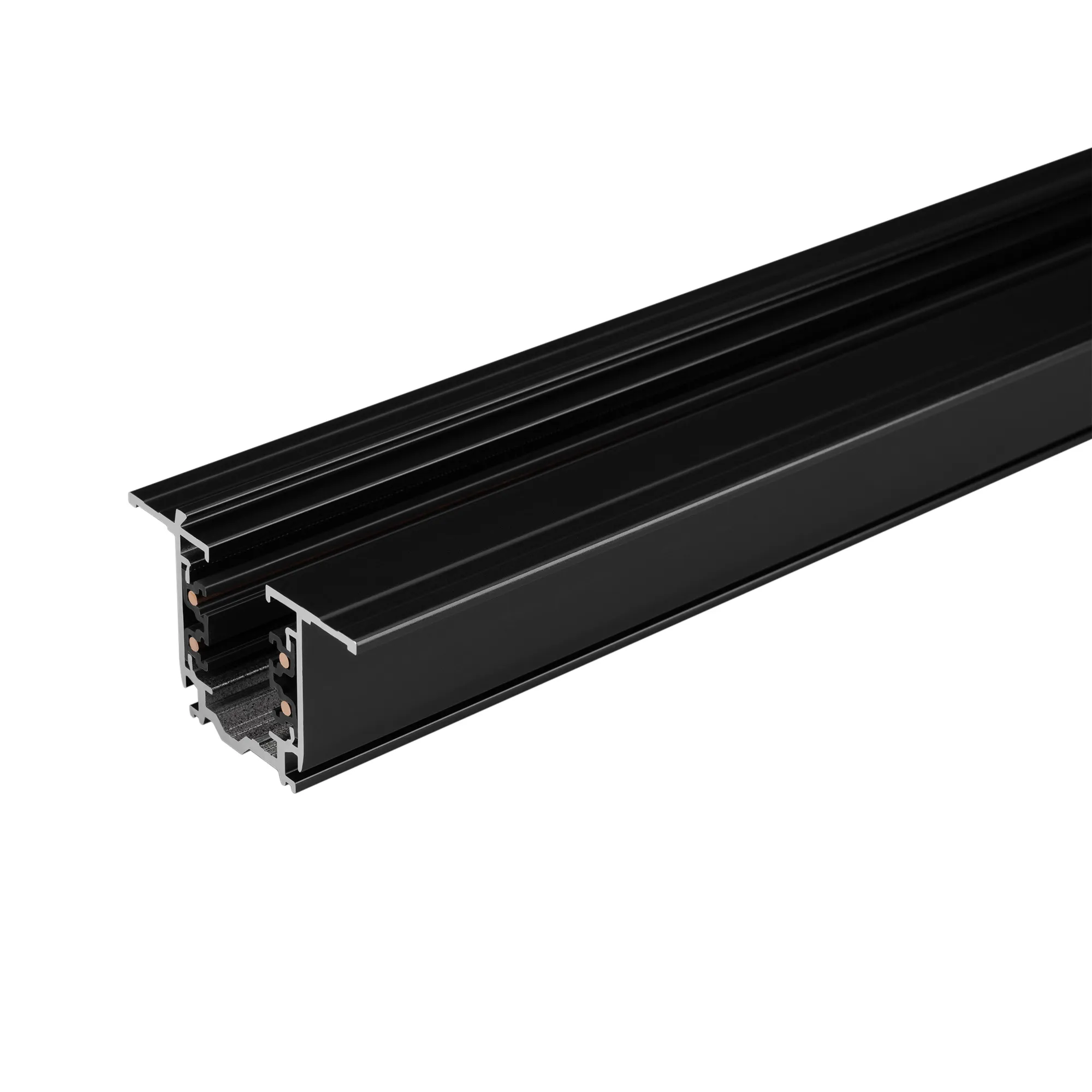 Трек встраиваемый LGD-4TR-TRACK-F-3000-BK-M (D) (Arlight, IP20 Металл, 3 года) - изображение товара