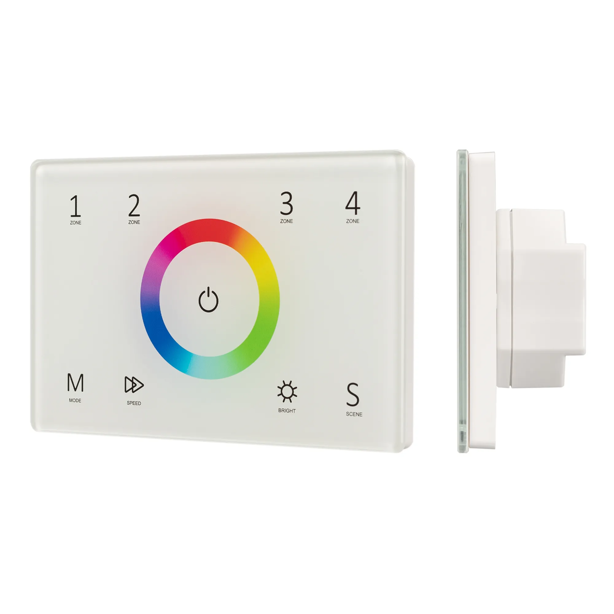 Панель Sens SMART-P83-RGB White (230V, 4 зоны, 2.4G) (Arlight, IP20 Пластик, 5 лет) - изображение товара