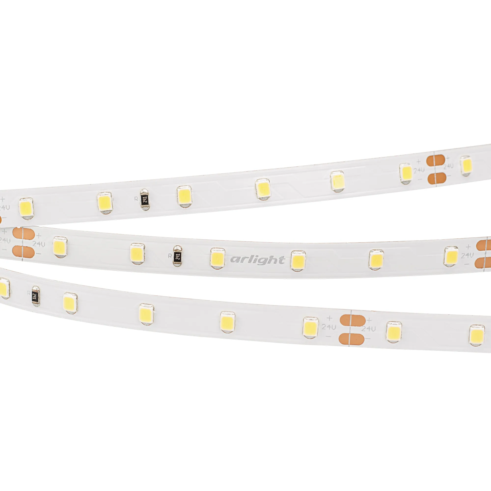 Лента светодиодная RT 2-5000 24V Warm2700 (2835, 300 LED, PRO) (Arlight, 7.2 Вт/м, IP20) - изображение товара