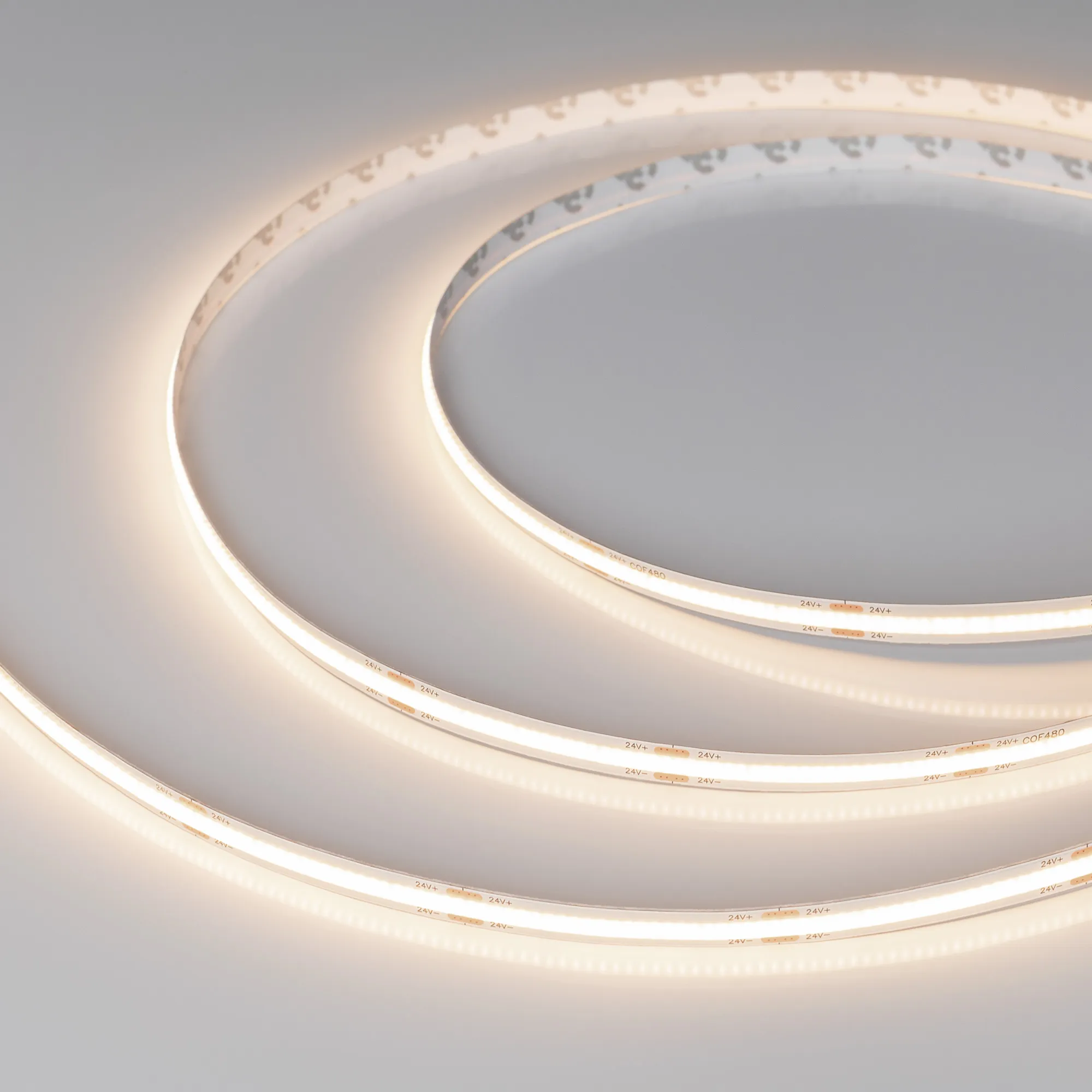 Лента светодиодная COB-X480-8mm 24V Warm3500 (10 W/m, IP20, 20m PRO REEL) (Arlight, -)